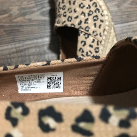 Toms Michelle Peep Toe Sandals - 8.5 - Picture 10 of 12